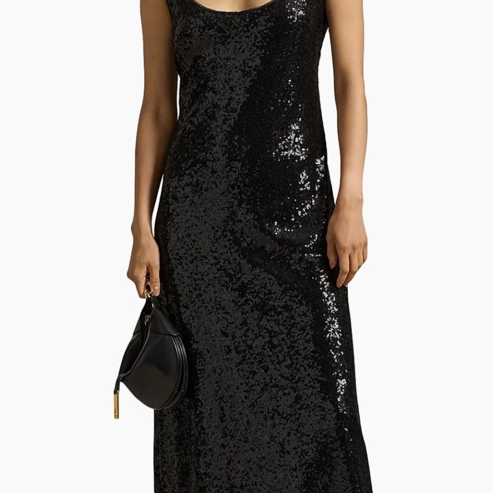 Polo Ralph Lauren Sequin Long Dress Size 6